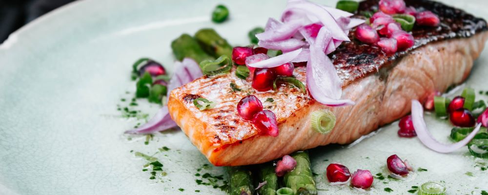 Salmone con asparagi