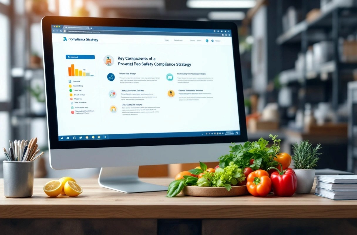 Professional image illustrating Key Components of a Compliance Strategy