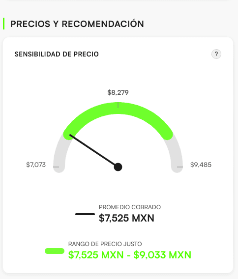 An image of Freelio's budget ui