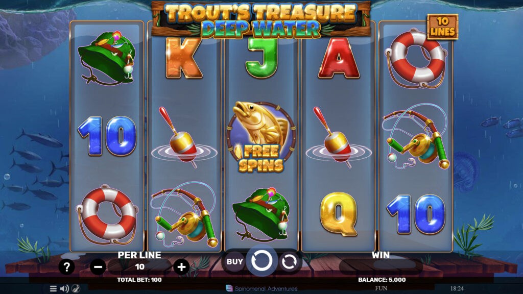 Trout's Treasure: Deep Water (Spinomenal) - aperçu du jeu