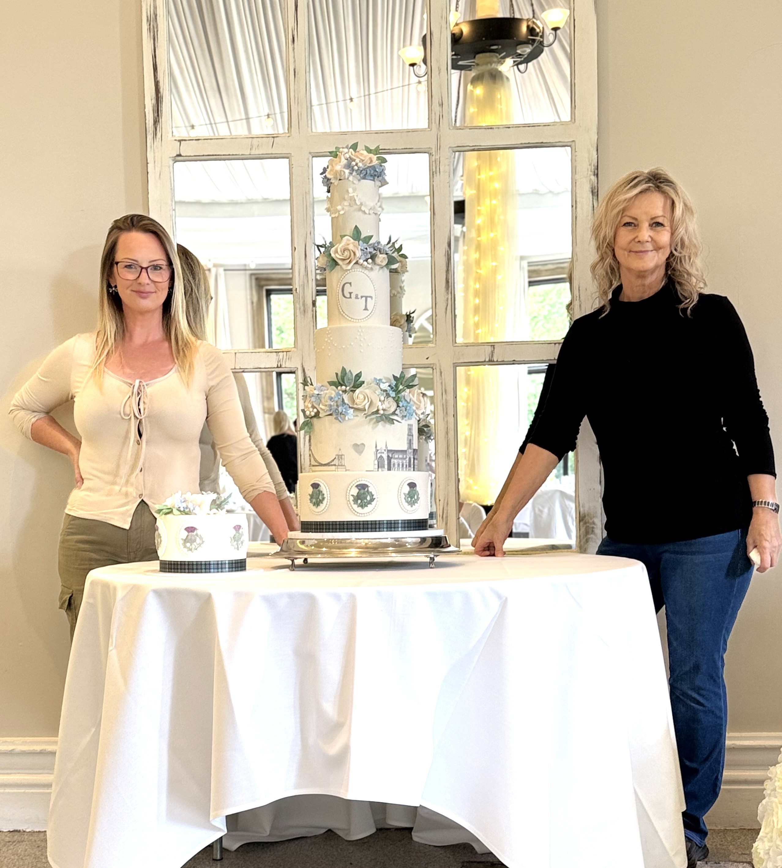 Barbara & Ami wedding cake artists Durham