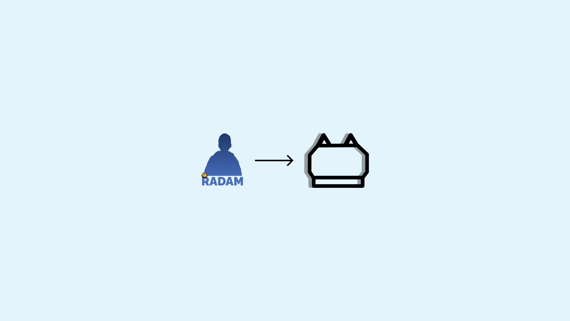 RADAM Old and New logo
