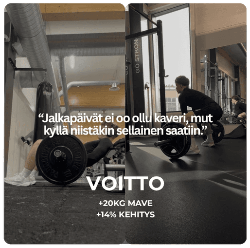 Roopen kokemus ensimmäisestä 7 viikon treenijaksosta - voimaa, lihasta, räjähtävyyttä, liikkuvuutta ja kestävyyttä trikkaamiseen.