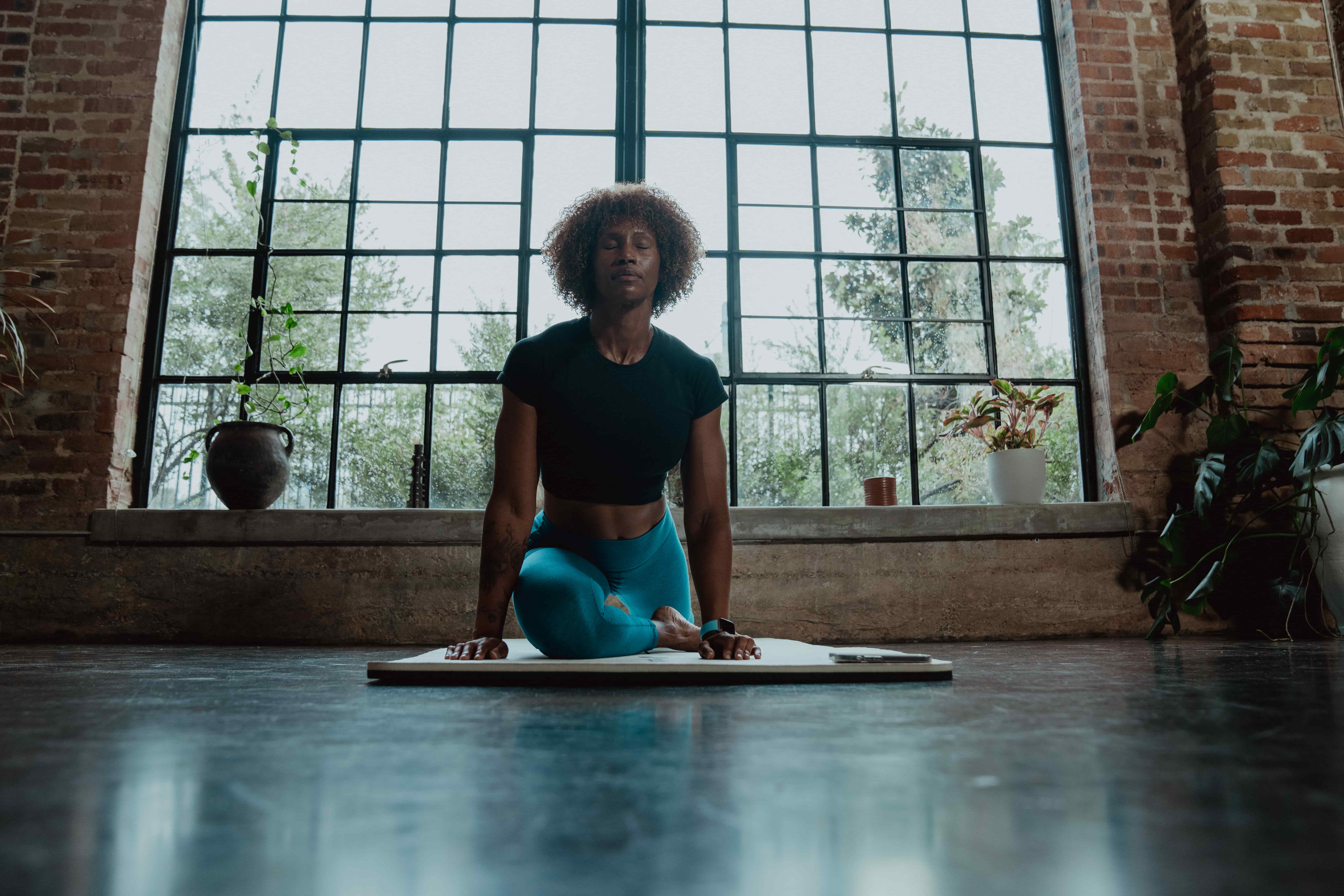Woman Working out in Home - Lower Body Mobility Exercises