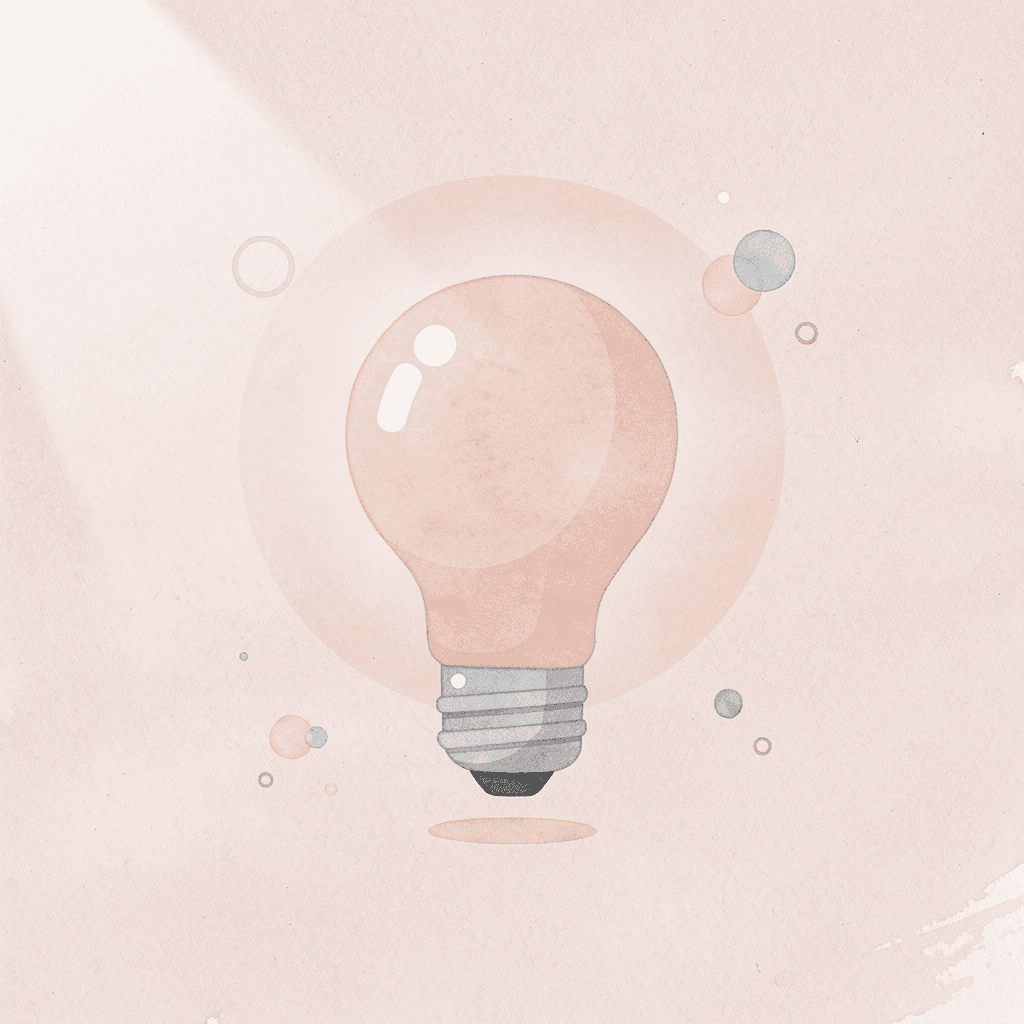 Lightbulb icon representing clarity and a better starting point