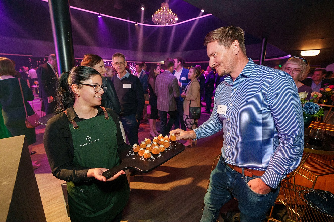 After-conference canape event