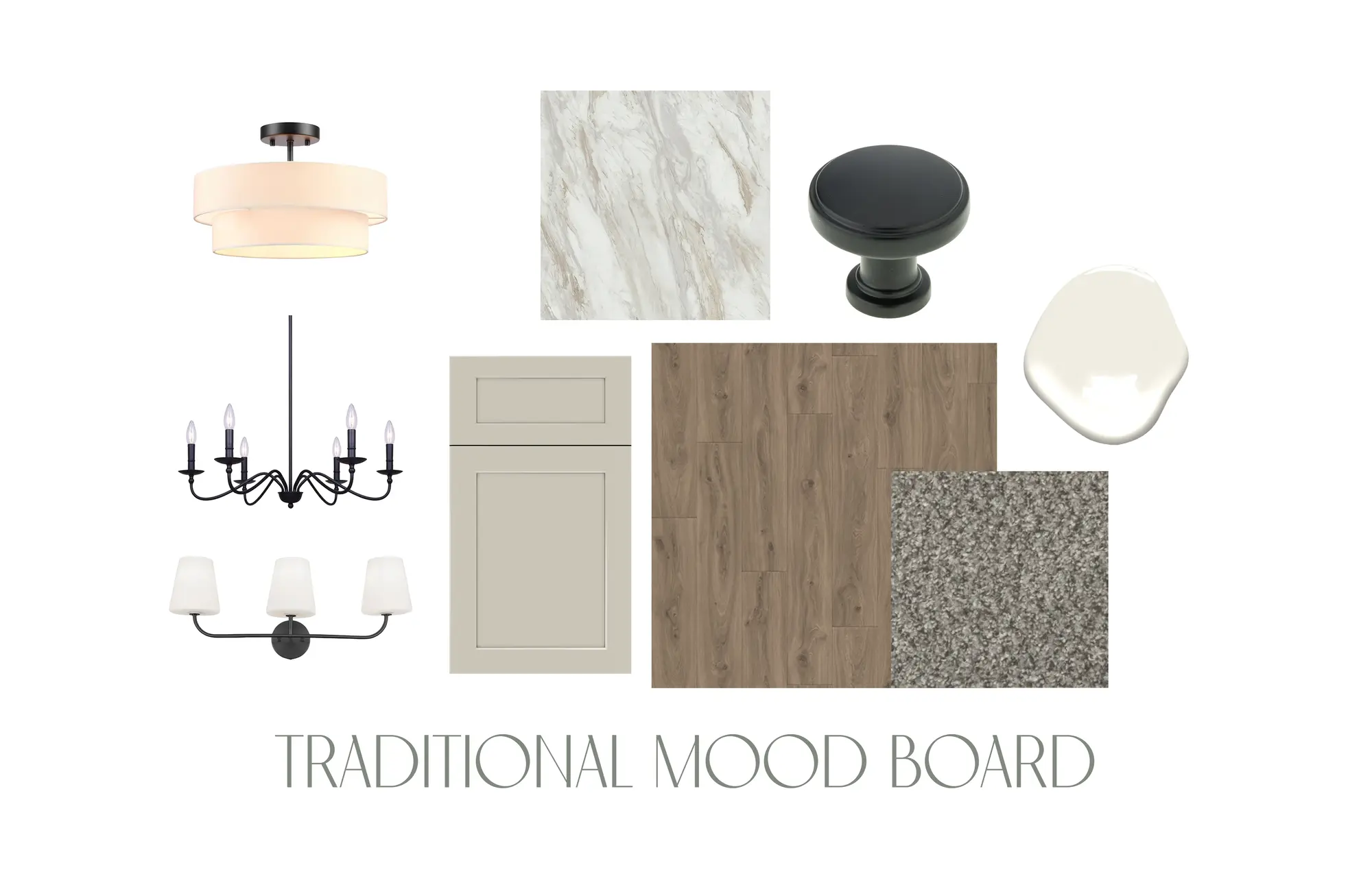 Residential interior design project featuring warm natural materials and calm layered styling by Mint Interior Design.