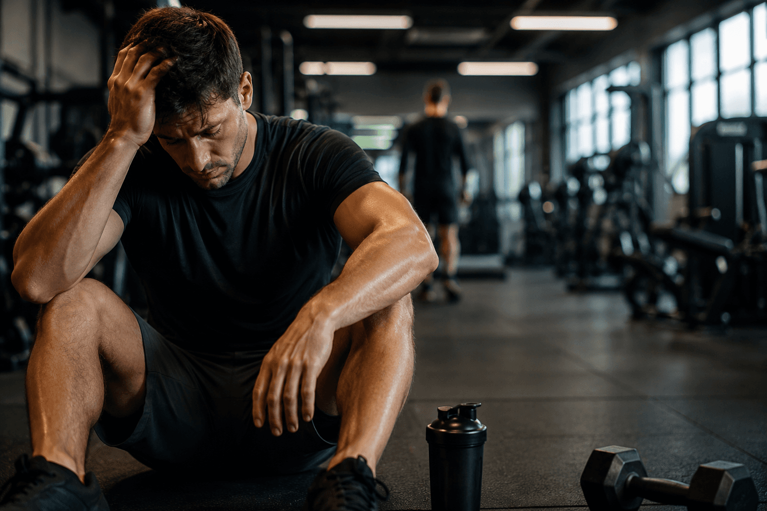 Frustrated Exec at Gym