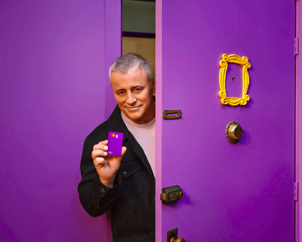 Nubank com Matt Le Blanc