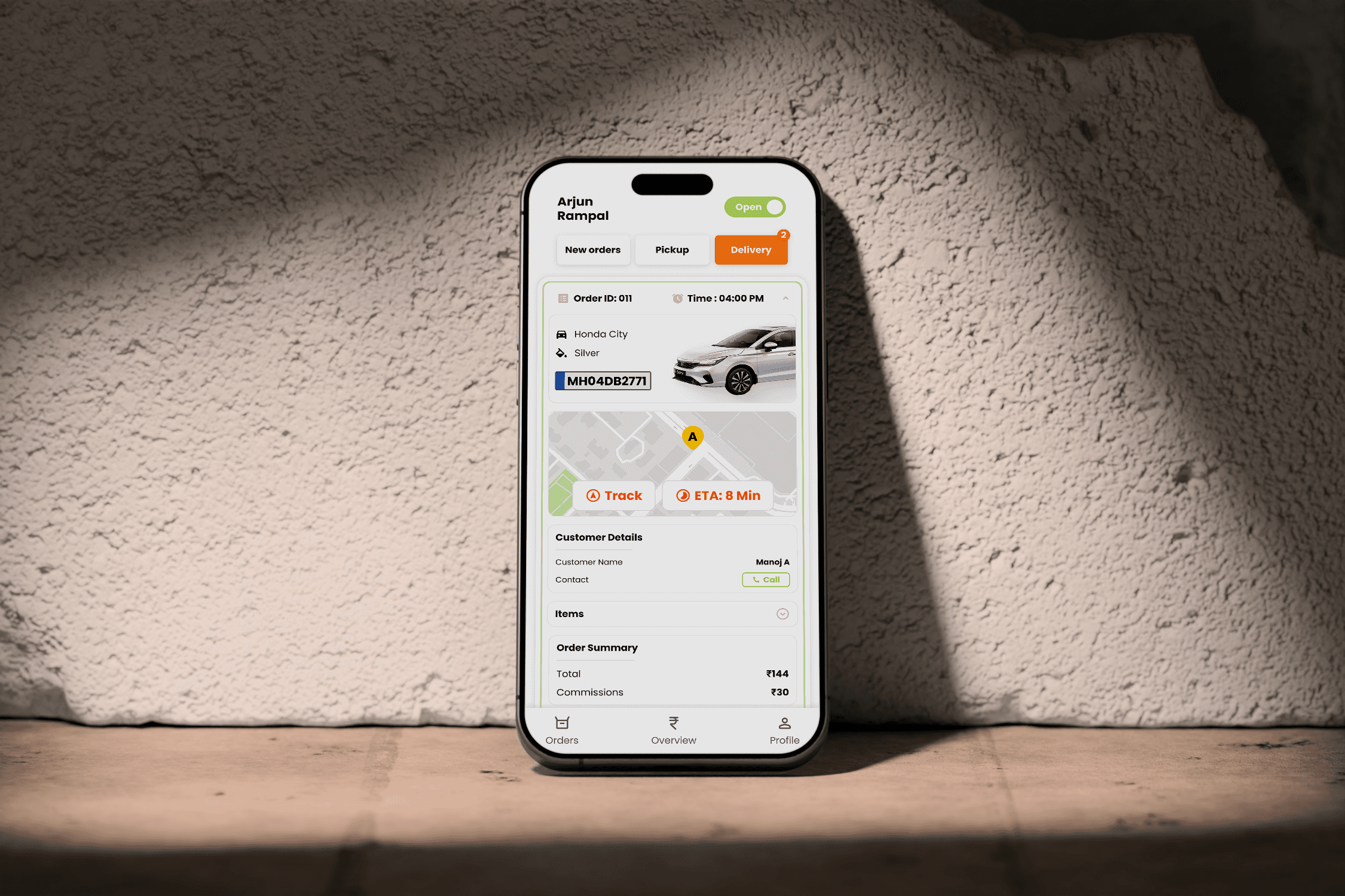 Project showcase laptop mockup