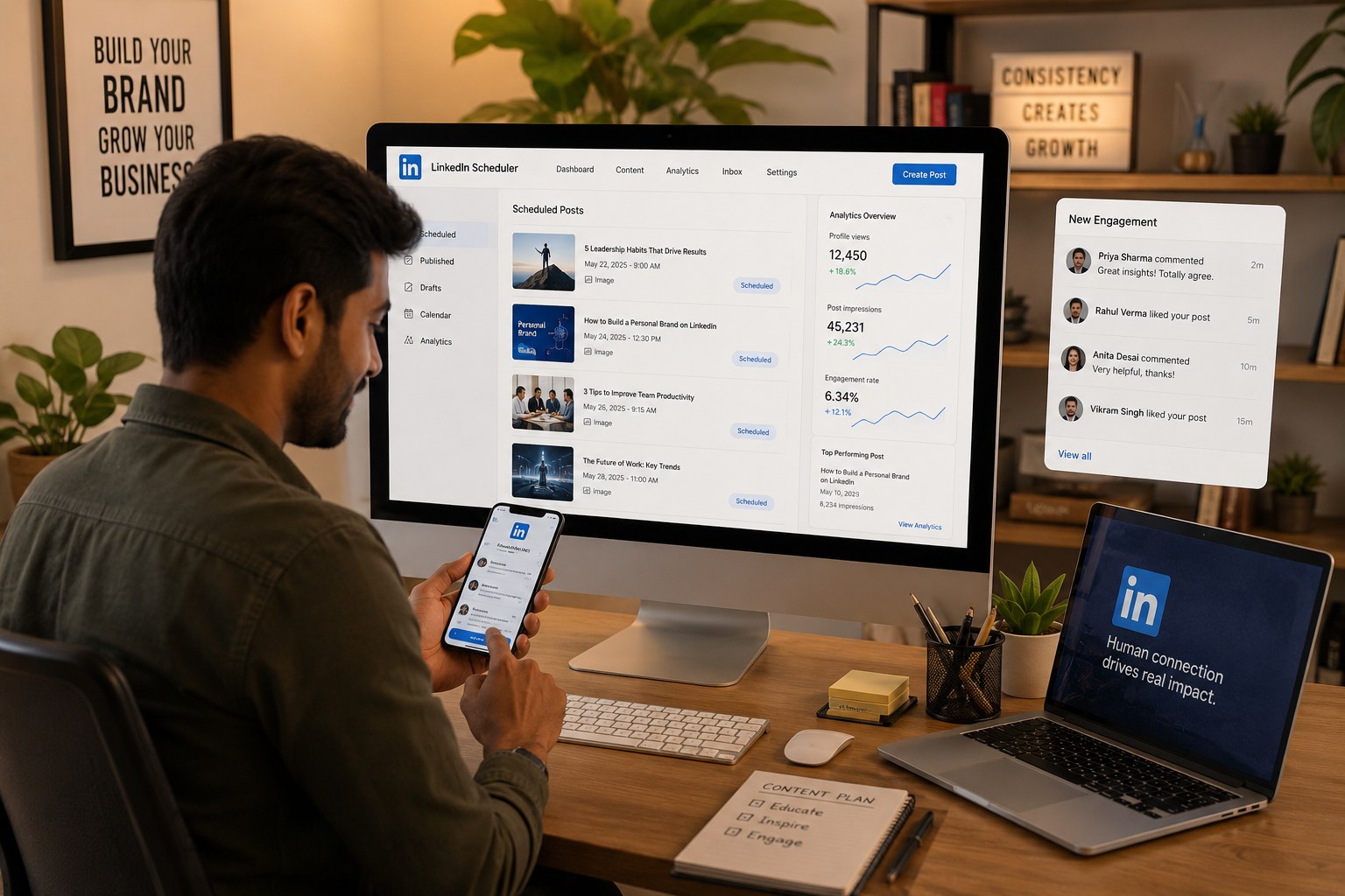 Automate LinkedIn Posts