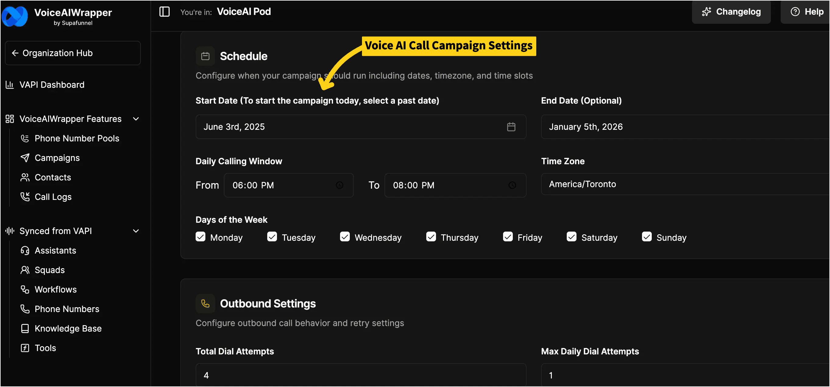 VoiceAIWrapper Dashboard