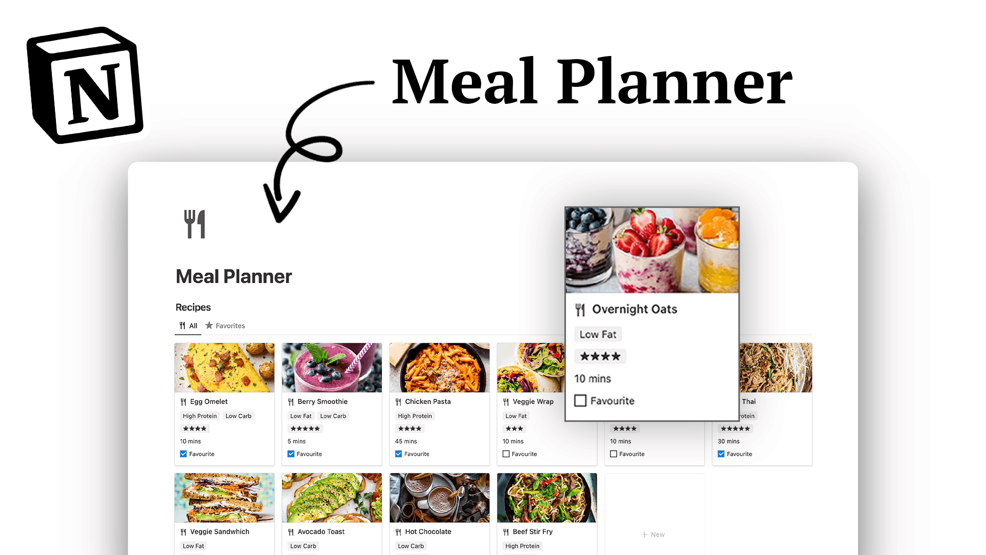 10 Best Notion Meal Planner Templates