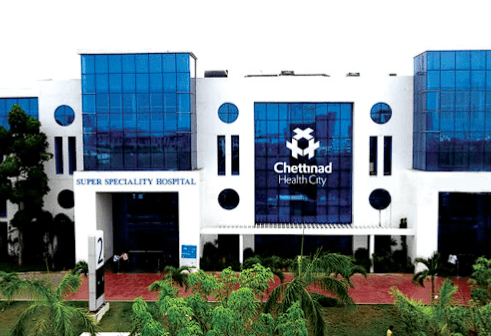 Chettinad Hospital and Research Institute building