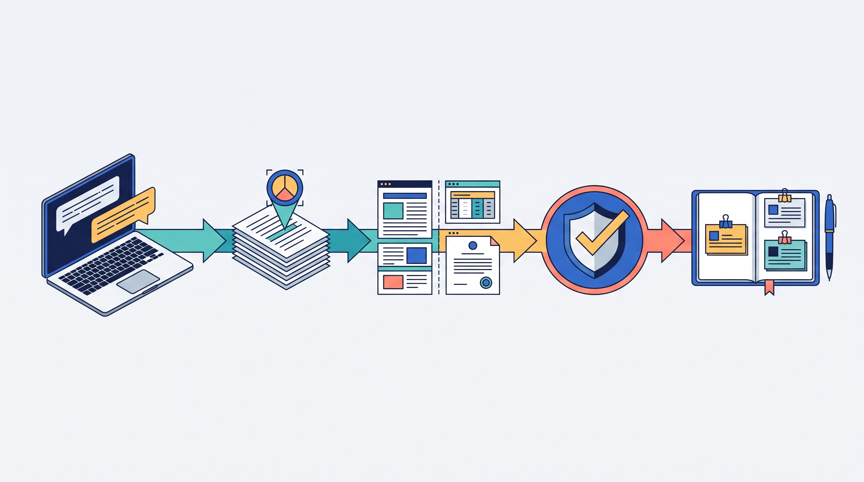 Five-step workflow for fact-checking AI-generated information