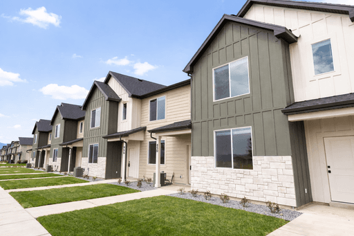 View of townhomes