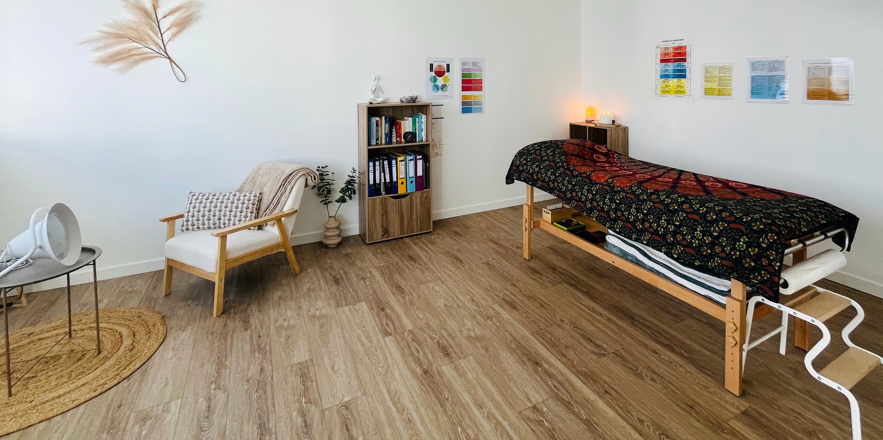 Soin énergétique au cabinet Kinesio Lumière à Hasparren – réharmonisation du corps et de l’esprit dans un cadre apaisant.