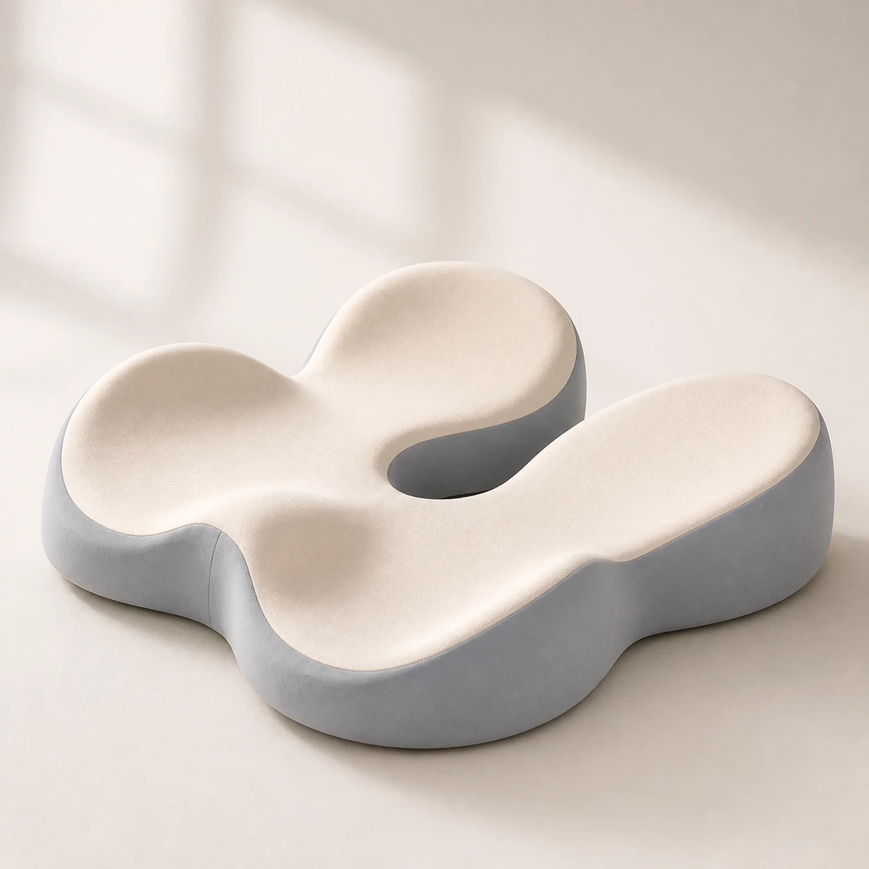 Ergola Memory Foam Seat Cushion with an open rear U-channel
