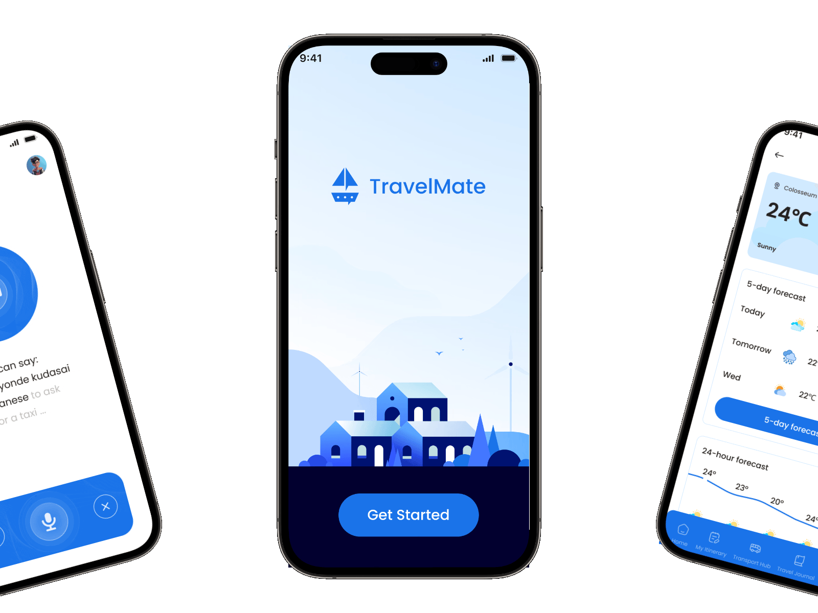 TravelMate AI app walkthrough