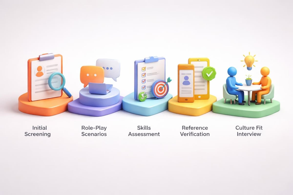 Sales vetting stages