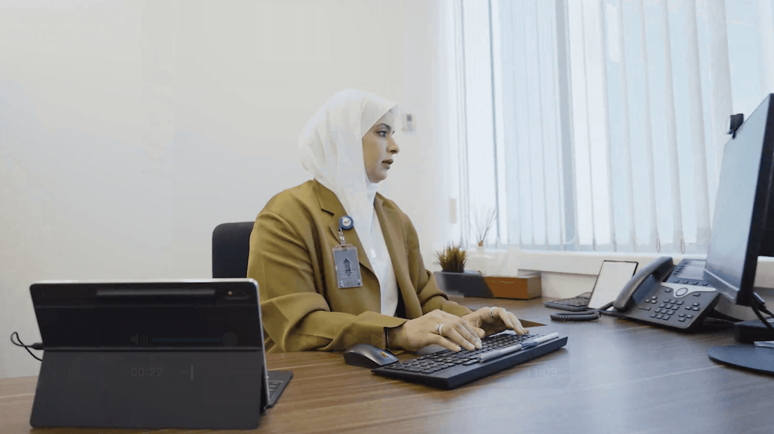 Man wearing VR glasses