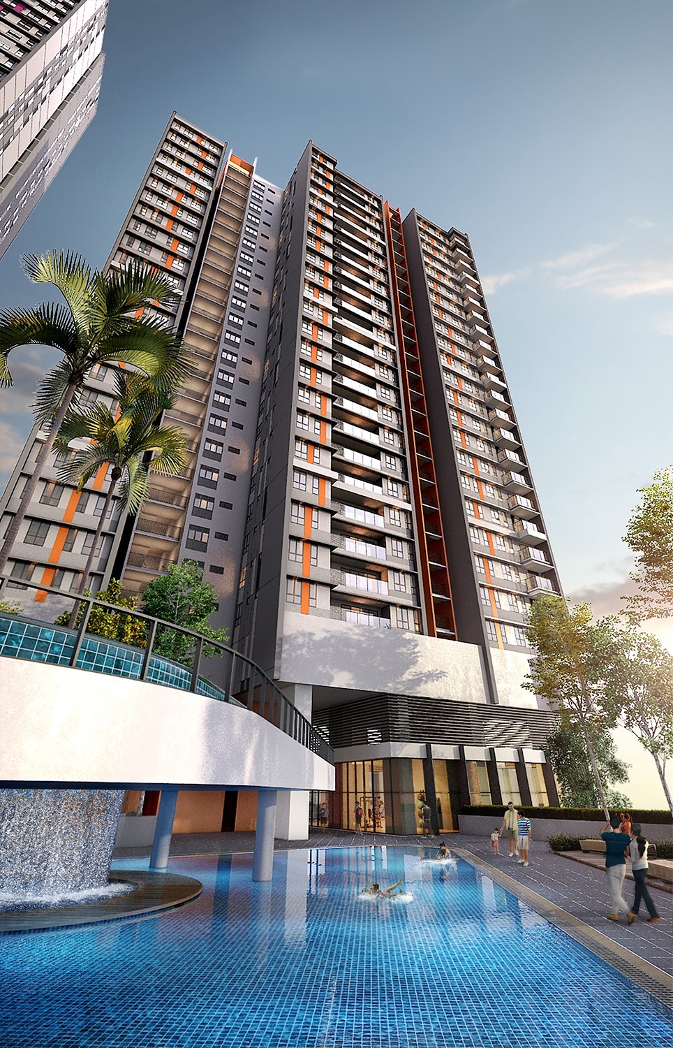 Exterior view of Trio by Setia project by Asima Architects