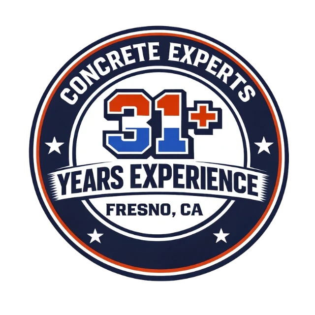 John Alonso Concrete crew pouring a new ADA-compliant sidewalk ramp in Fresno