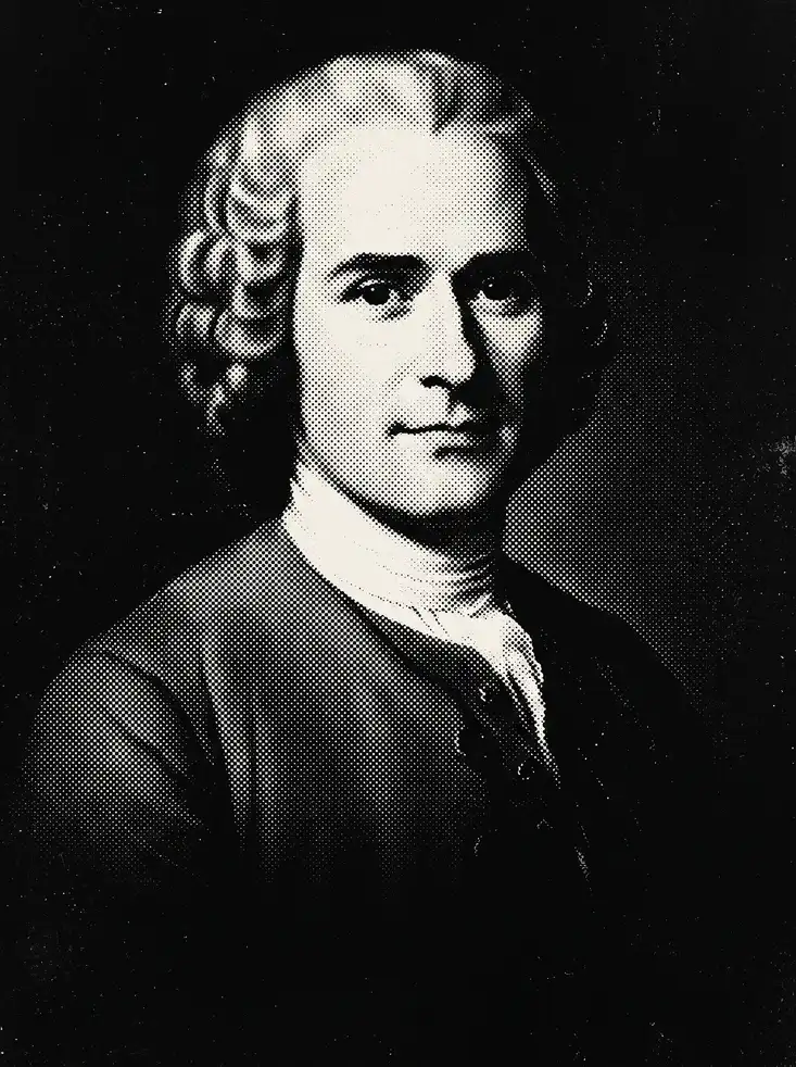 Retrato de Jean-Jacques Rousseau