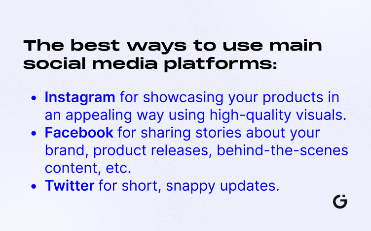 The best ways to use main social media platforms