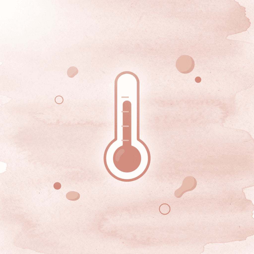 Thermometer icon representing relationship temperature gauge