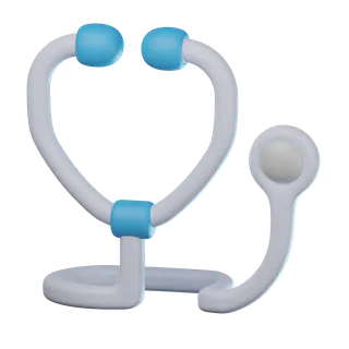 Free 3D stethoscope icon