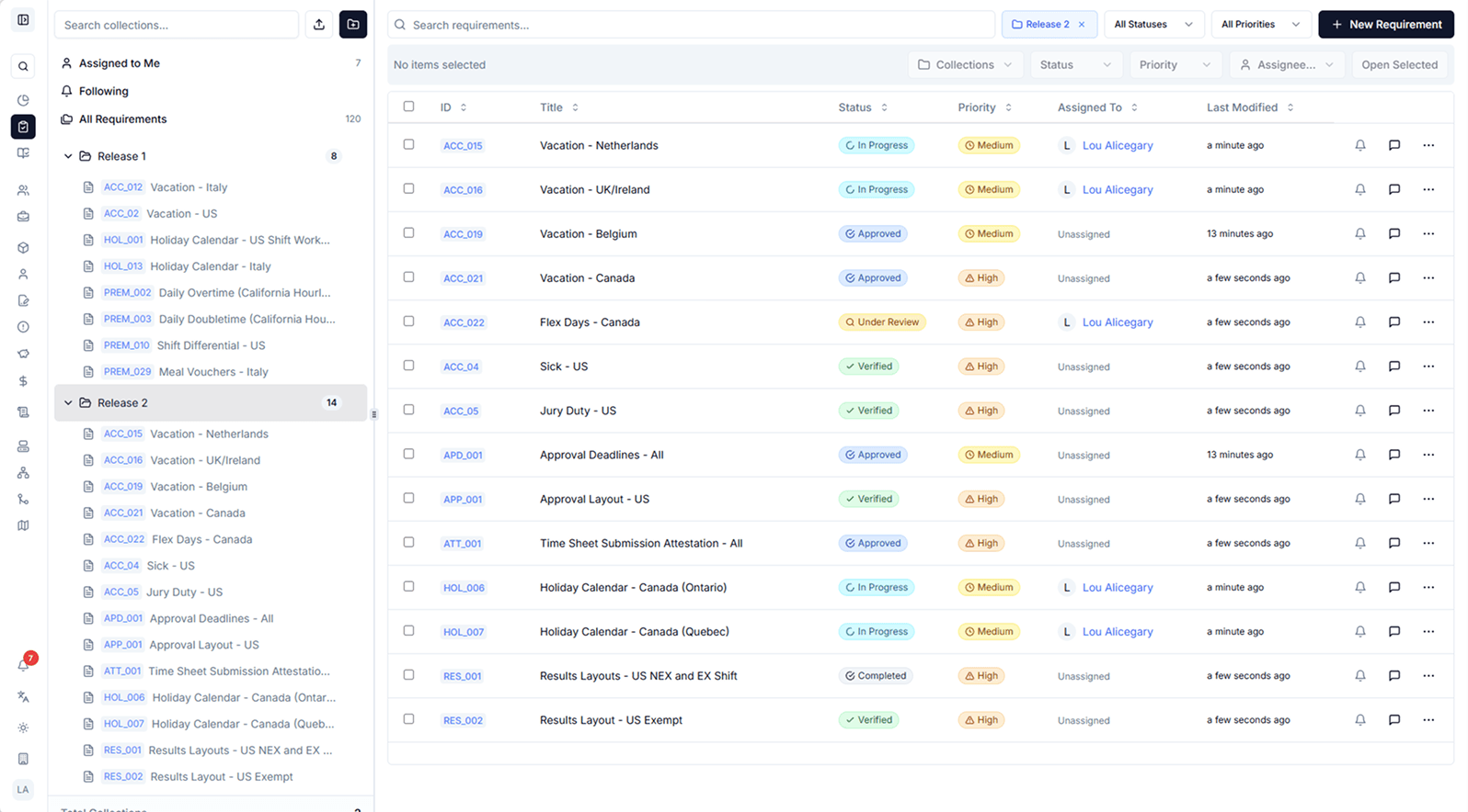 Image of requirements in Gather