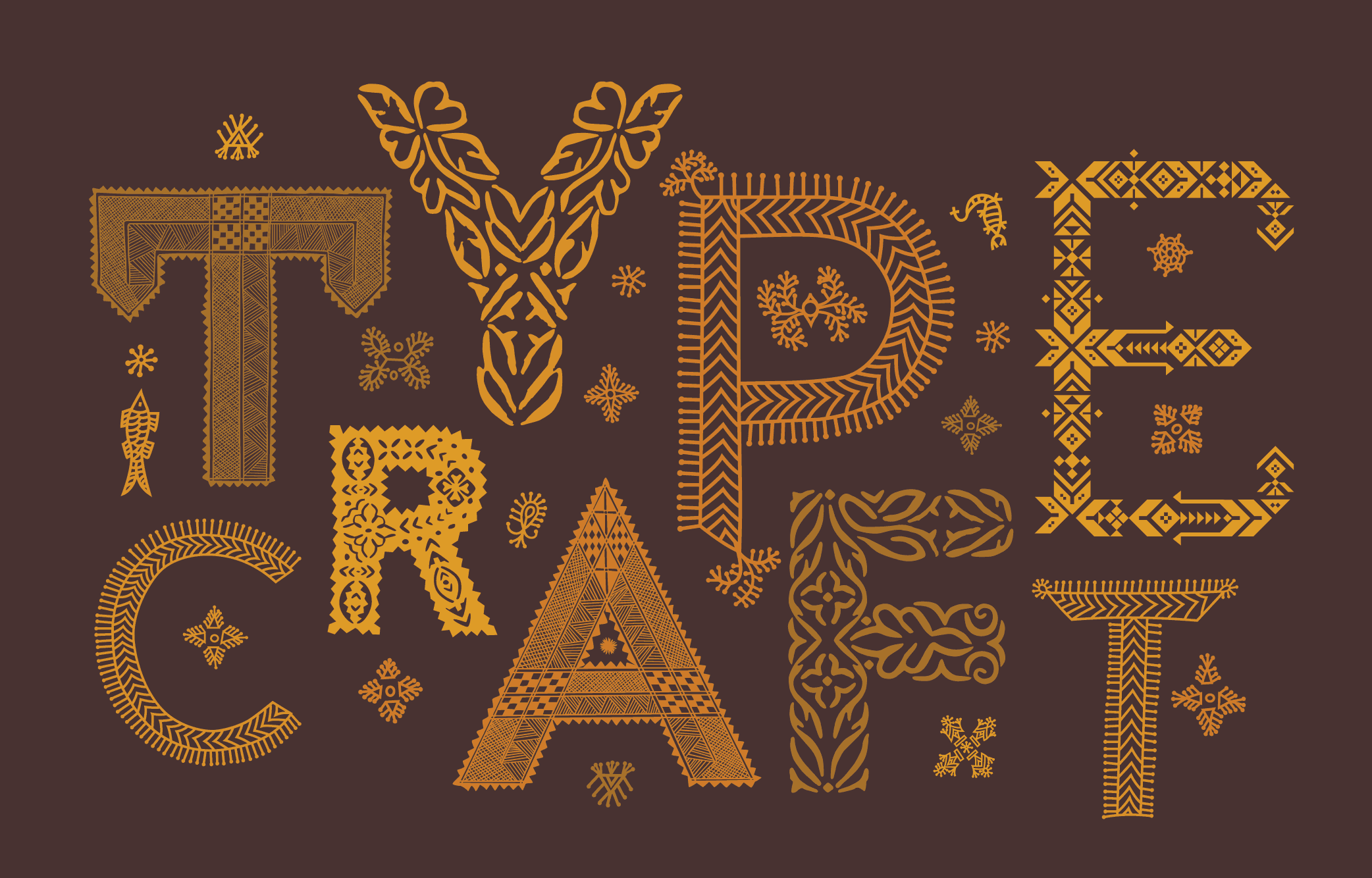 Indian handcrafted lettering