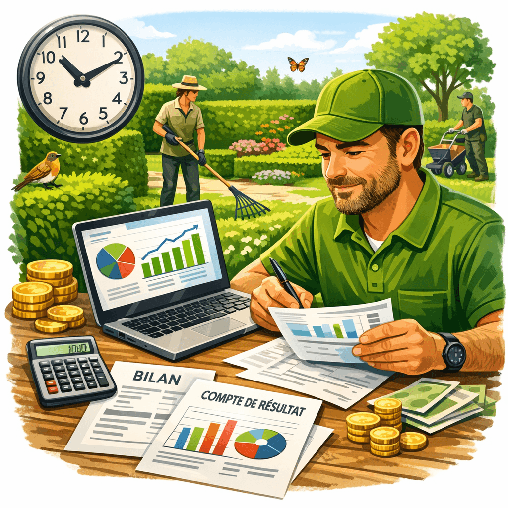 Cloture comptable pour un paysagiste