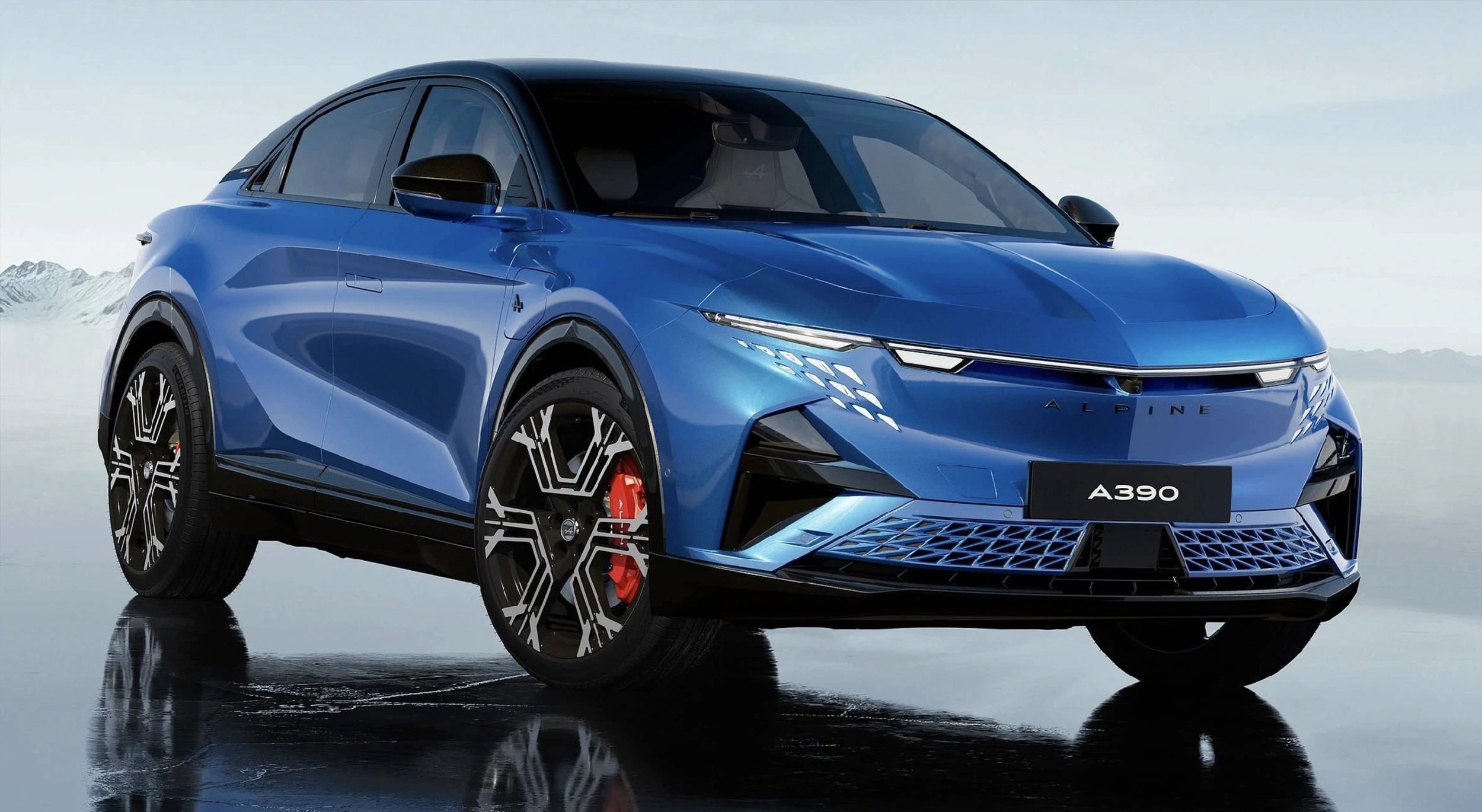 alpine a390 front three quarter