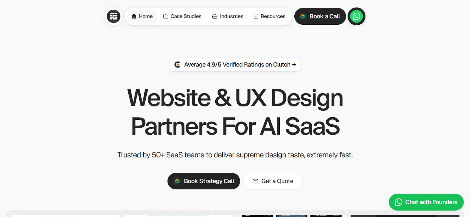 Bricx is a product design and UX agency built specifically for SaaS, AI, and emerging technology companies that want design to directly drive business outcomes.