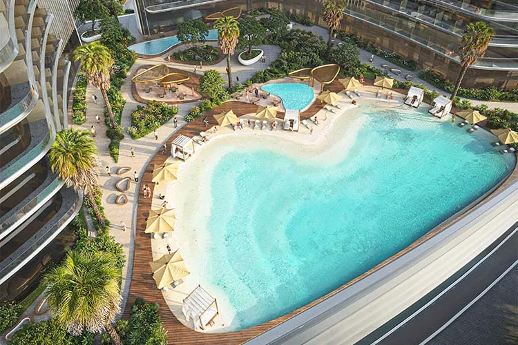 Binghatti Hillviews Swimming Pool Facilities Dubai Science Park