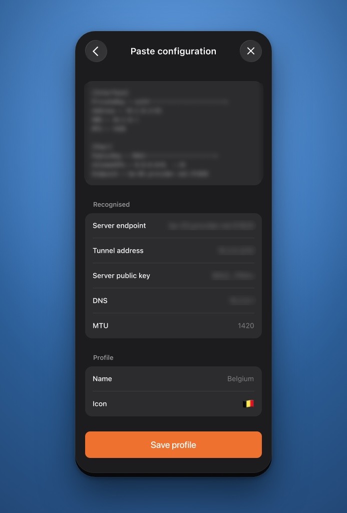 The Recognised list is your proof the paste was complete.