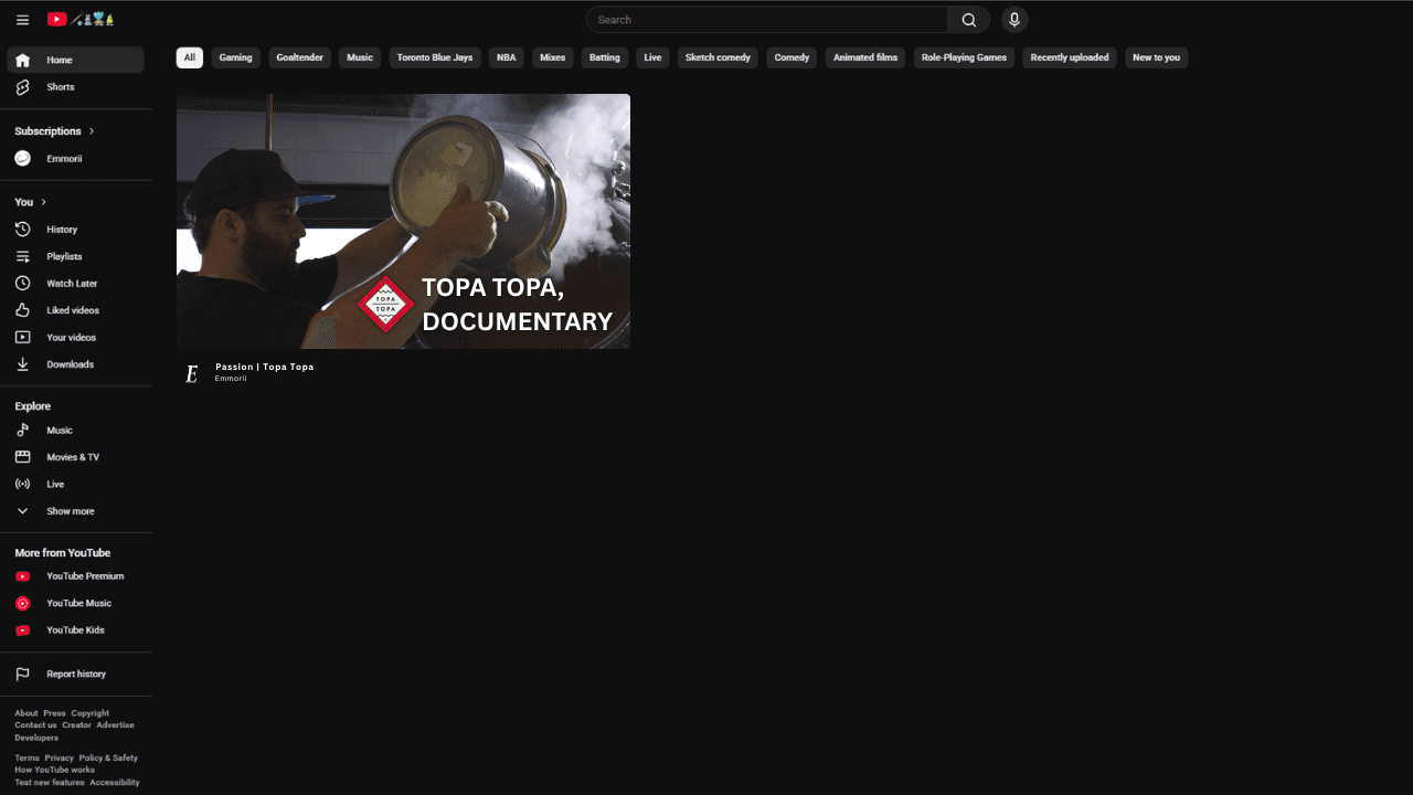 Mockup, Homepage