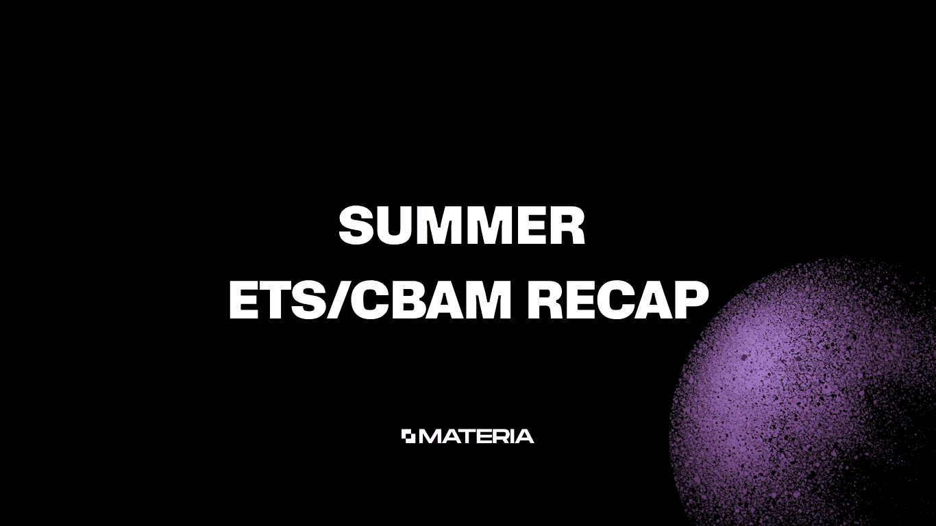 Summer EU ETS/CBAM recap