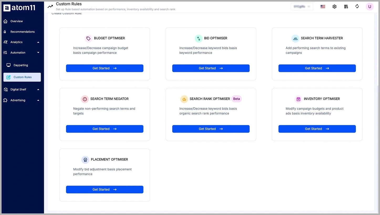 Setting up custom rules for automation in atom11 @@ Setting up custom rules for automation in atom11