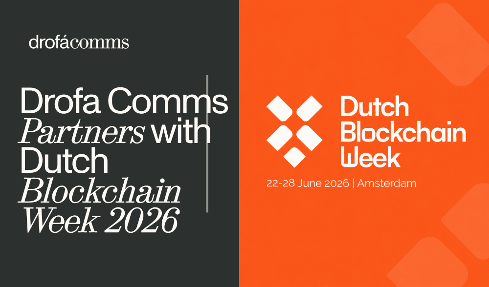 Drofa Comms announced as an official partner of Dutch Blockchain Week 2026 in Amsterdam