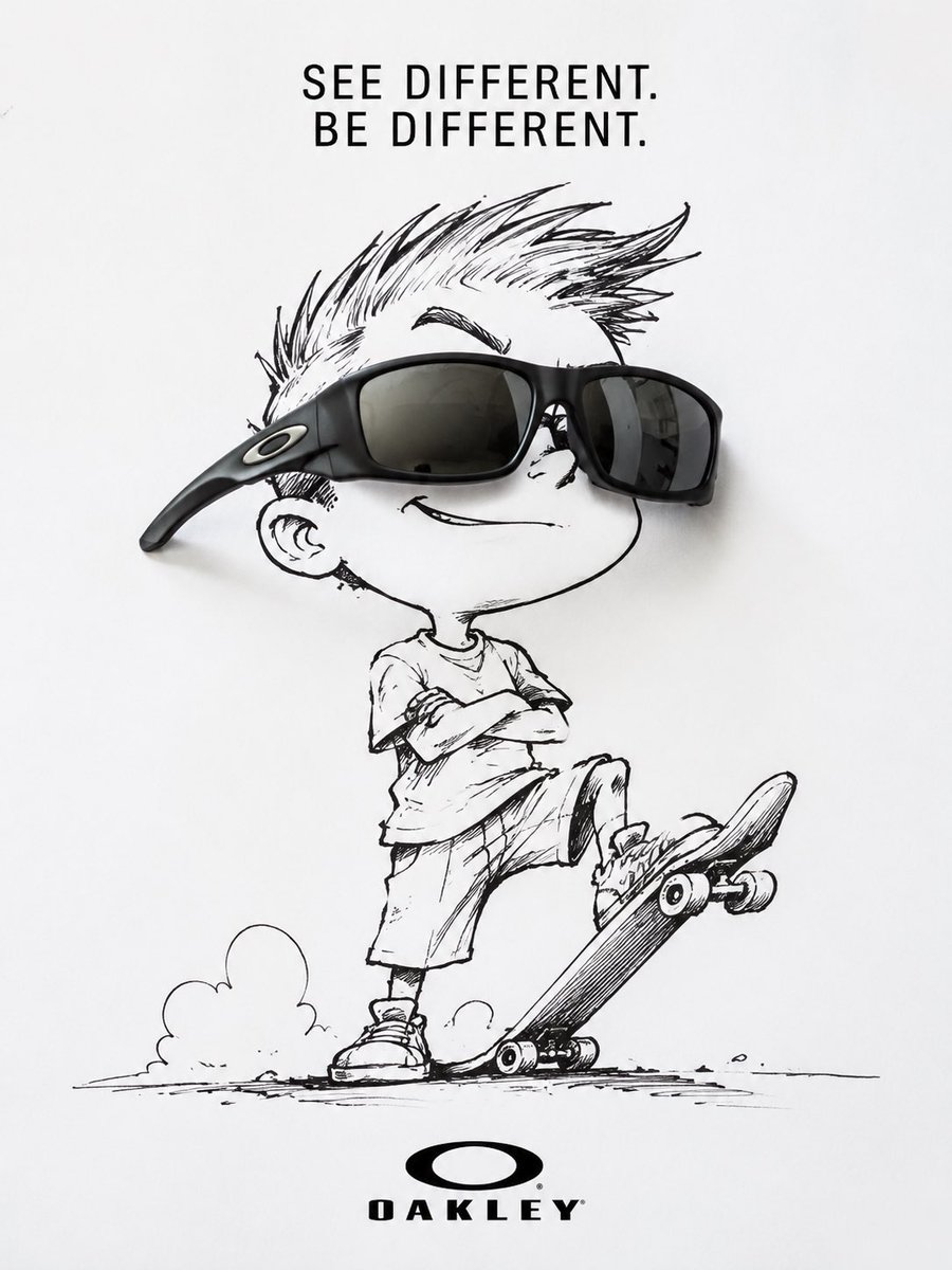 Oakley Skater Sunglasses Ad