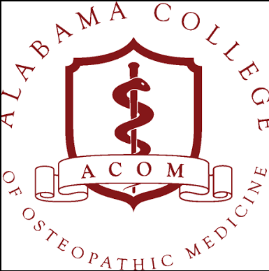 Alabama College of Osteopathic Medicine logo