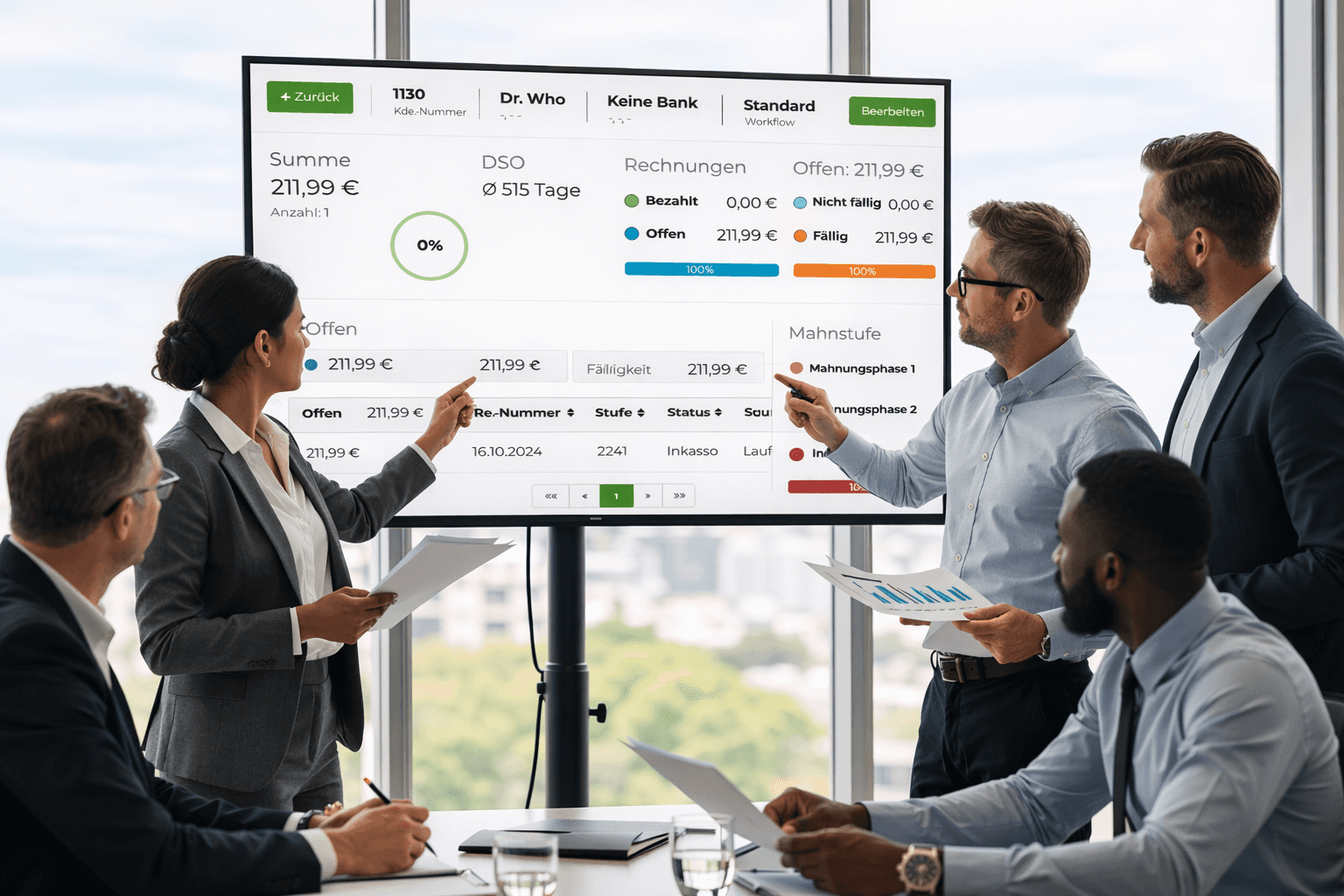 Überblick über den Mahnprozess im Büro