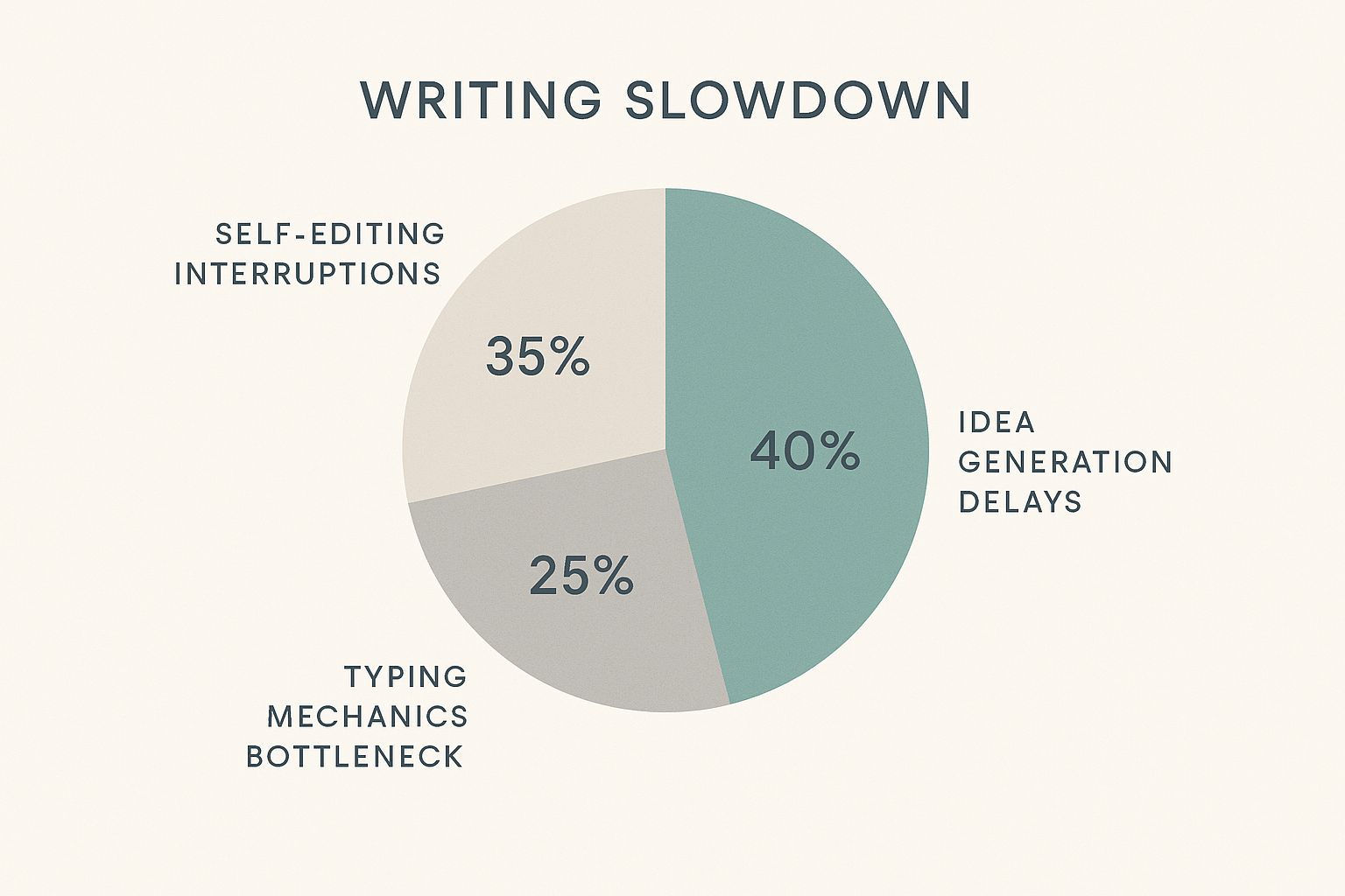 Infographic about how to improve writing speed