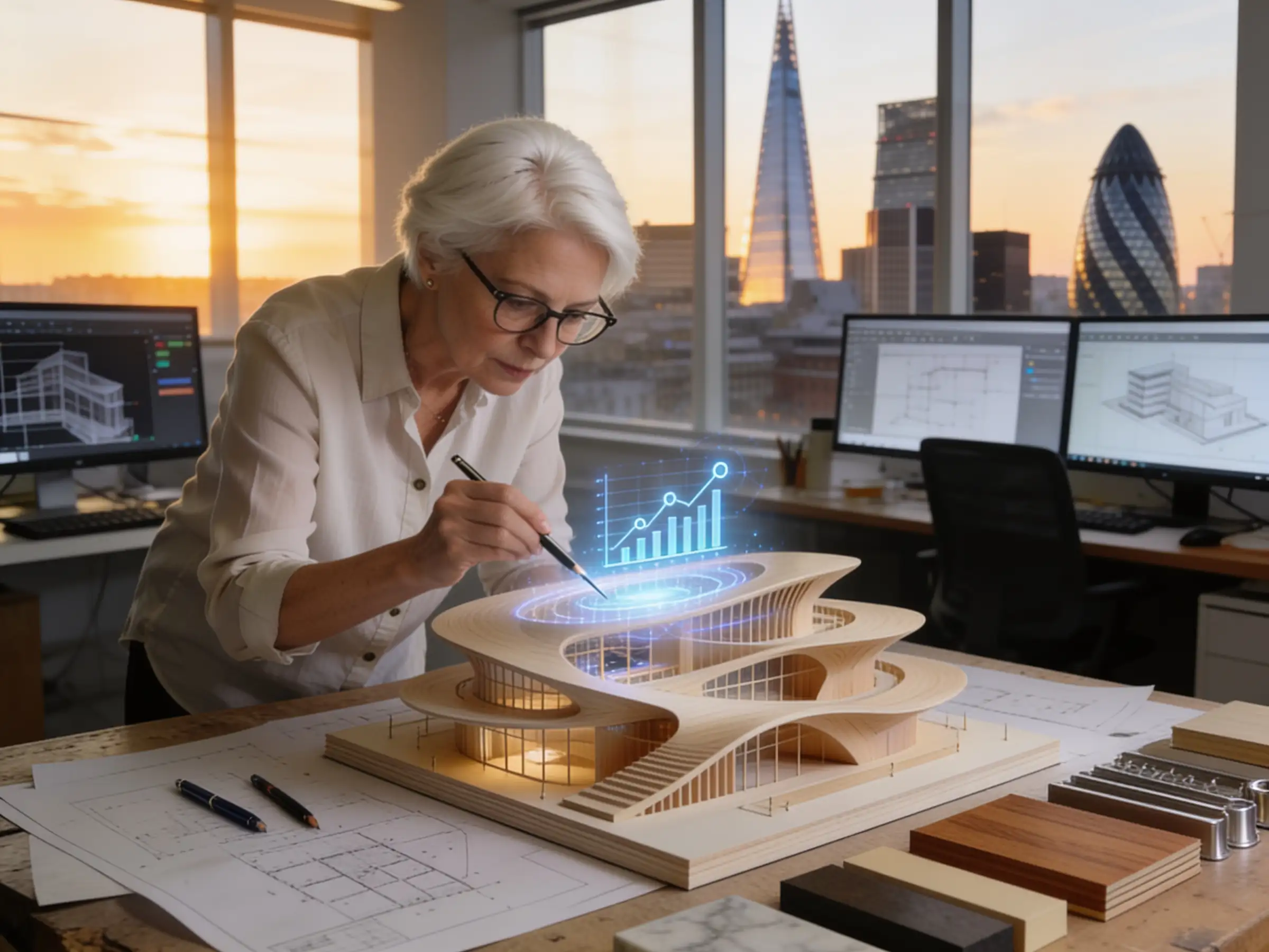 Architectural studio atmosphere for Forma career applications