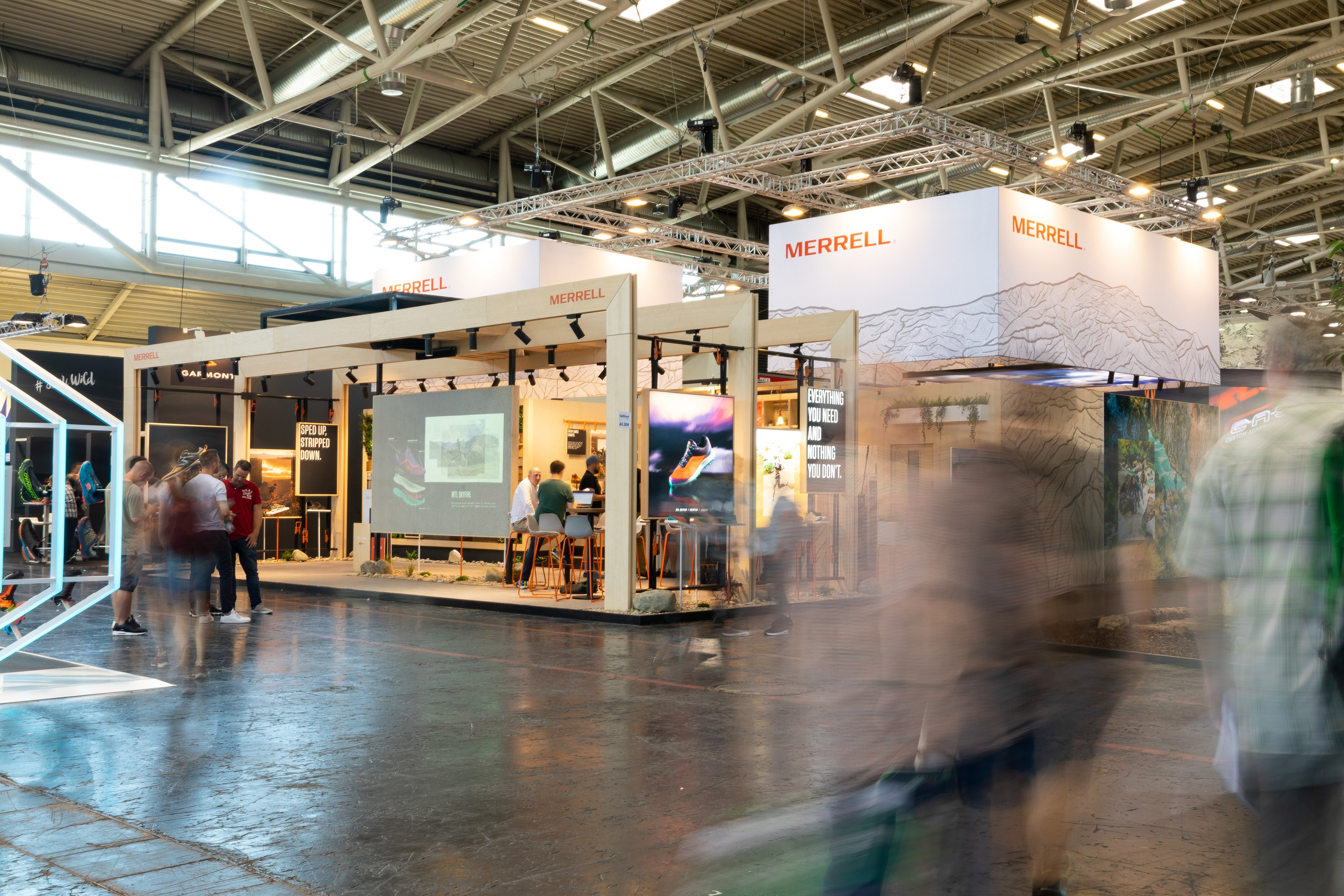 Merrell tradeshow stand design