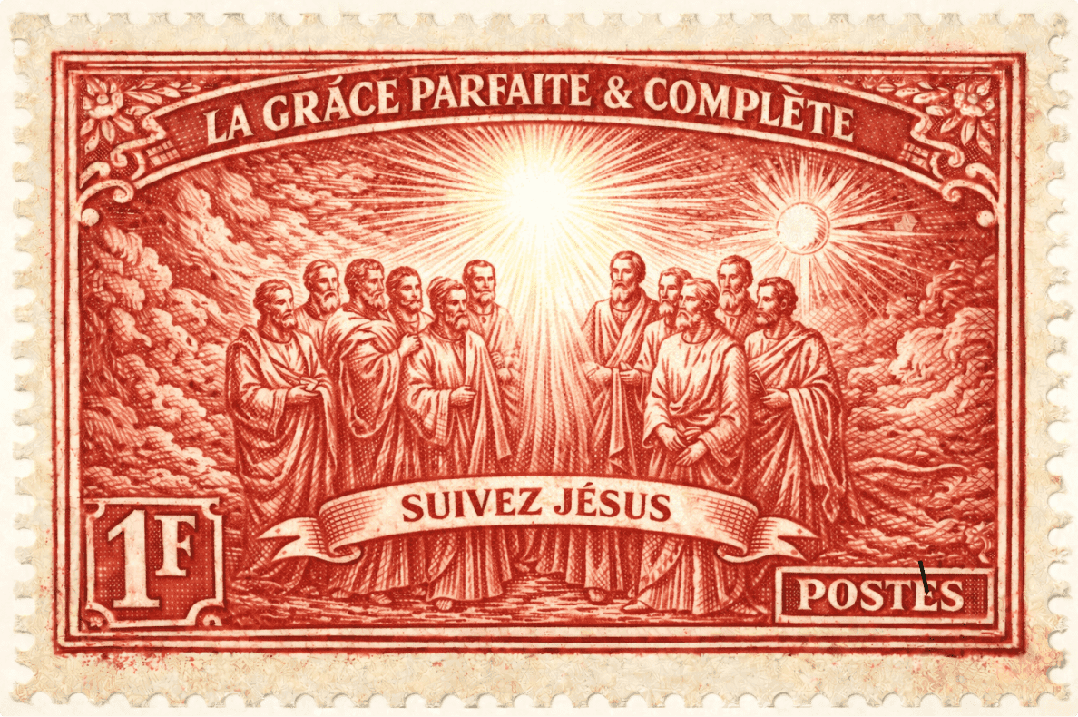 The Twelve Apostles gathering in clouds