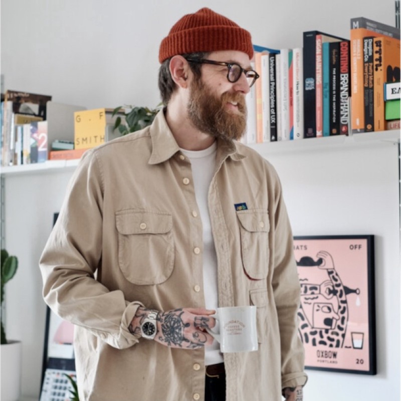 Portrait of portfolio creator – front view